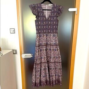 Sea NY Rosita Smocked Midi Dress